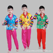 儿童韩服朝鲜族表演服男童，大长今少数民族舞蹈服幼儿演出服装
