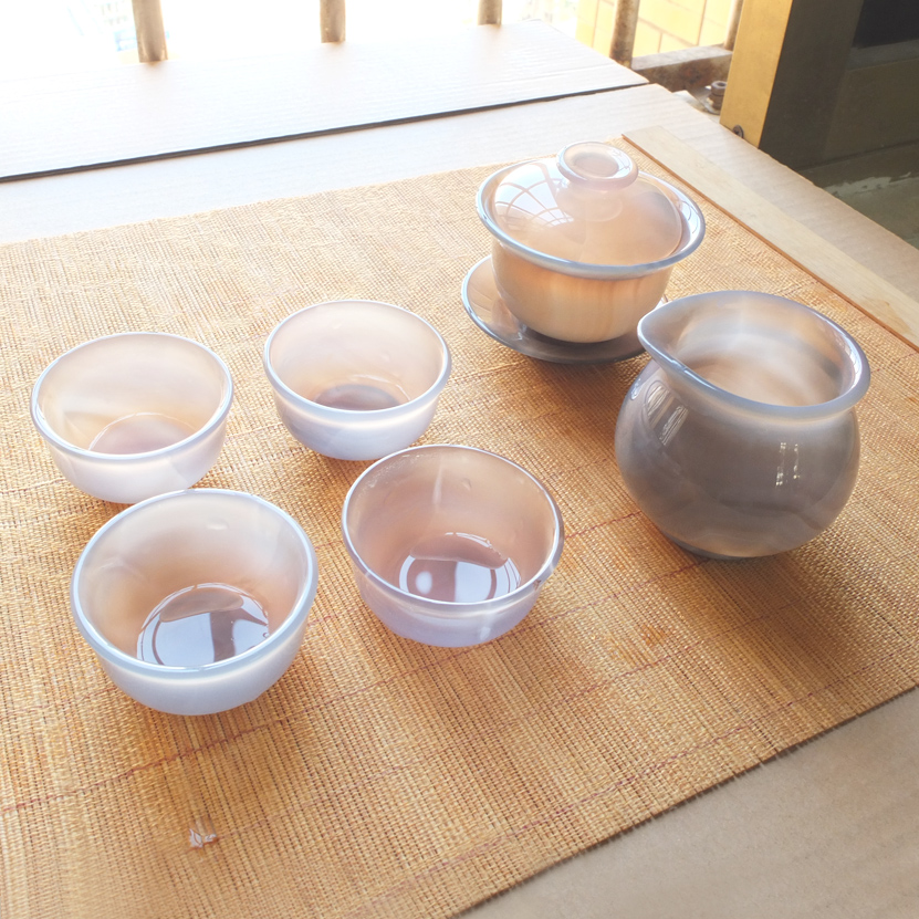 Grace jewelry New products Brazil Natural Chalcedony Agate cup agate Chalcedony glass Tea cup special benefitin the Accessories/Fashion Jewelry, Decoration category - from Buy2taobao.com to provide professional Taobao agent buy service