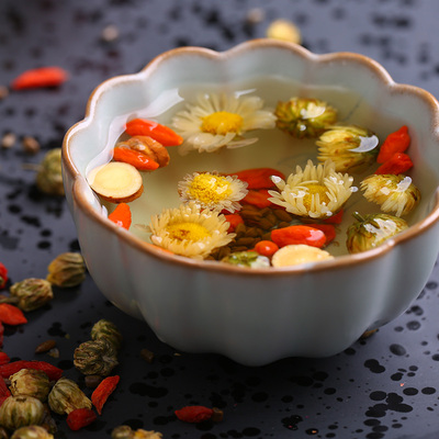 淘茗苑枸杞菊花茶 胎菊王菊花枸杞甘草决明子360克/盒