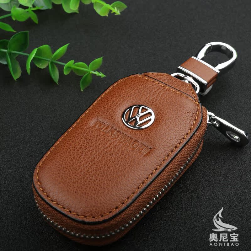 public Touran Key ring tiguan nms Lavida POLO automobile genuine leather key Bag bucklein the Sports bag/Outdoor package/Fitting , Wallet card sets , Wallets category - from Buy2taobao.com to provide professional Taobao agent buy service
