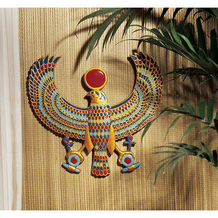 美国代购 墙壁装饰 古埃及鹰神荷鲁斯之主 古典艺术 居家壁挂壁饰