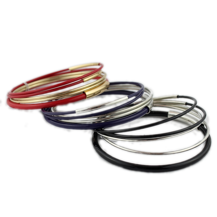 European and American jewelry Bracelet Texture 5 suit gules black blue Bracelet Bracelet Accessories HRin the Accessories/Fashion Jewelry, Bracelet category - from Buy2taobao.com to provide professional Taobao agent buy service