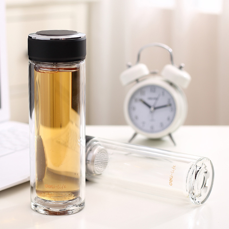 得力双层玻璃杯 双层得力8978 320ML水杯 茶杯礼盒装办公用品包邮在类目 电子词典/电纸书/文化用品, 其它文化用品中 - 来自Buy2taobao.com提供专业的淘宝代购服务