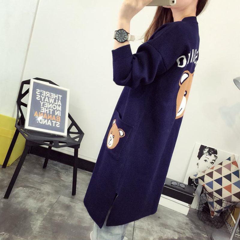 maternity dress Spring coat 2019 new pattern Korean Edition Mid length version pregnant woman sweater Cardigan Easy spring and autumn Sweaterin the Maternity/Maternal supplies/Nutrition , Maternity , Coat/Windbreaker category - from Buy2taobao.com to provide professional Taobao agent buy service