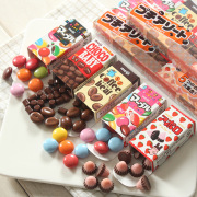 日本进口零食meiji明治，五宝杂锦牛奶巧克力，豆baby儿童节解馋糖果