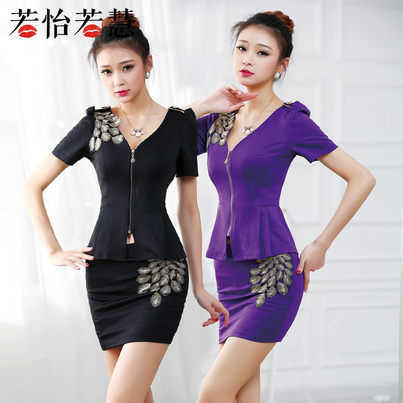 2019桑拿按摩店美容院酒店工作服套装女显瘦性感足疗沐足技师工衣在类目 女装/女士精品, 套装/学生校服/工作制服, 酒店工作制服中 - 来自Buy2taobao.com提供专业的淘宝代购服务