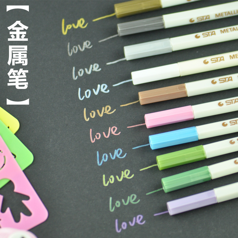 DIY相册配件黑卡油漆笔小号金属笔创意影集斯塔相片笔10色选|msdalam kategori bekalan perayaan/hadiah, Hadiah kreatif, Galeri/album - dari Buy2taobao.com untuk memberikan perkhidmatan ejen Taobao profesional membeli