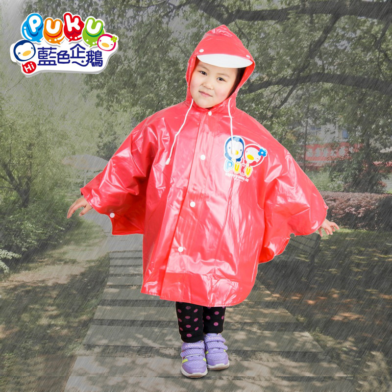 Blue Penguin Cartoon raincoat Child baby Children raincoat Cape-style Raincoat Ponchoin the Diapers/Care/Feeding/Push lathe , Strap/Toddler/Travel goods , Raincoat category - from Buy2taobao.com to provide professional Taobao agent buy service