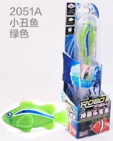 正版银辉Silverlit 神奇乐宝鱼2501A2501B小丑鱼鲨鱼电子玩具