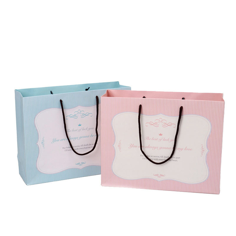 Cla Meredith Korean Edition fresh stripe reticule Paper bags Gift Bags Favor Bag Large Packaging bagin the Festive supplies/Gift , Sugar Box/Sugar Box Accessories category - from Buy2taobao.com to provide professional Taobao agent buy service