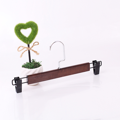 豪华衣架实木仿古色衣挂裤架男女装酒店可定制logo批发