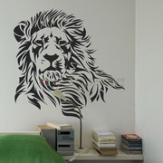 个性创意设计墙贴DIY居家装饰壁纸贴客厅餐厅背景墙贴野兽狮子王