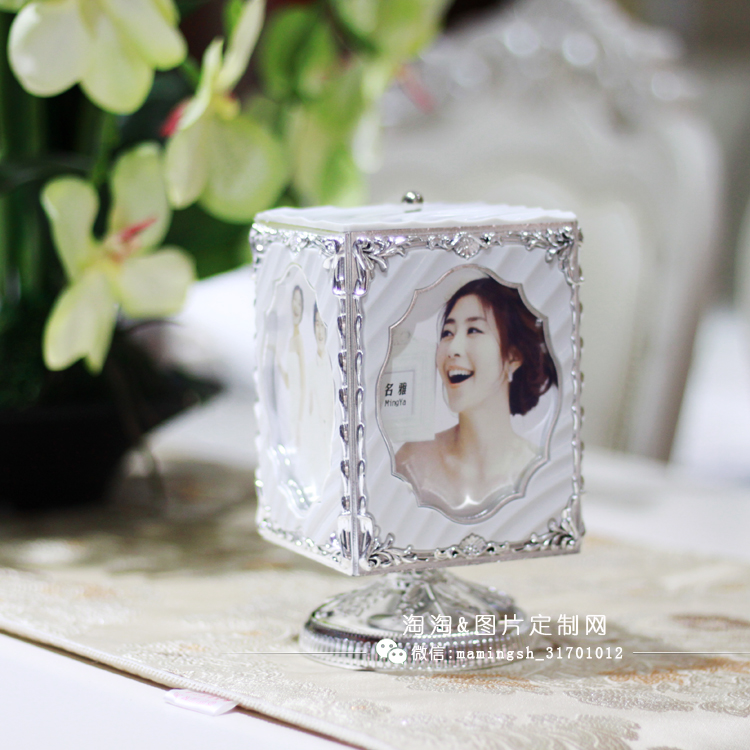 Rotating music box 5 originality Combination frame Swing sets Wedding photo studio children Photo Photo Framein the Home accessories , Frame/Frames category - from Buy2taobao.com to provide professional Taobao agent buy service