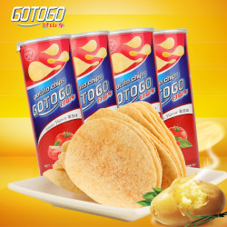 马来西亚进口年货零食过山车番茄味薯片160g