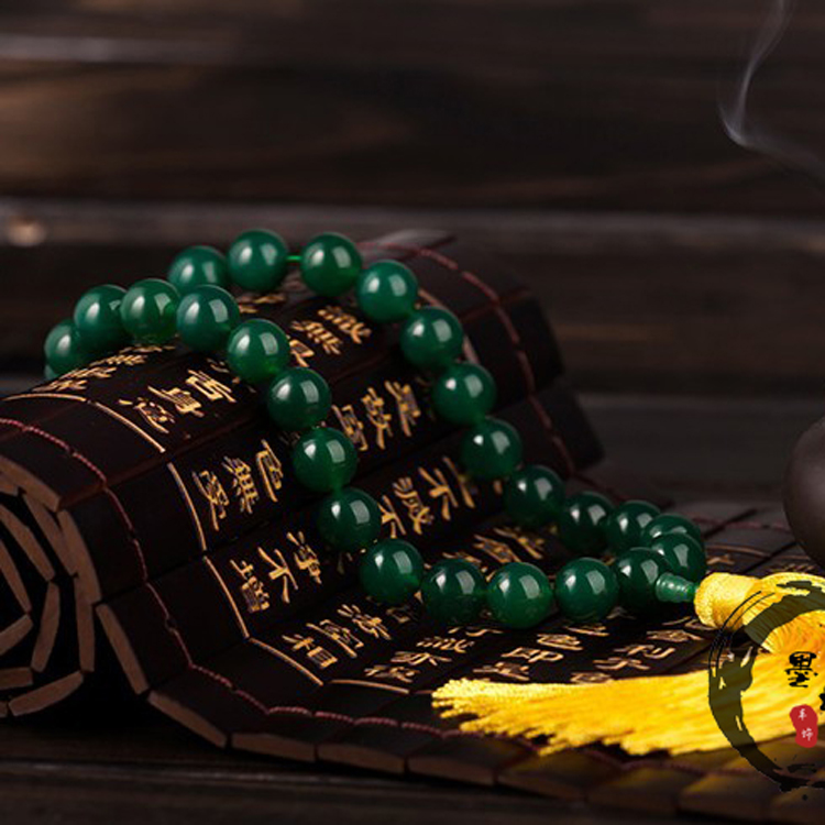 natural Green Agate Beads Bracelet Zhen Huan Chuan Yong Zheng Emperor Same item crystal beads 27 Stars do car hangingin the Accessories/Fashion Jewelry, Bracelets category - from Buy2taobao.com to provide professional Taobao agent buy service