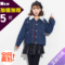 上下架计划:2014冬季新款韩版加绒牛仔外套原宿风女羊羔外套秋冬加厚棉衣外套