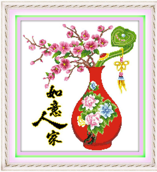 小幅十字繡如意人家小型初學者2019新款臥室小件線繡簡單繡2018在類目 居家布藝, 十字繡及工具配件, 十字繡套件中 - 來自Buy2taobao.com提供專業的淘寶代購服務