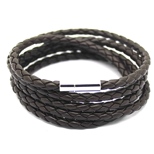 Men's Hand Knitting Multilayer Faux Leather Chain Punk Bangl在类目 包装, 日用品包装, 服饰包装中 - 来自Buy2taobao.com提供专业的淘宝代购服务