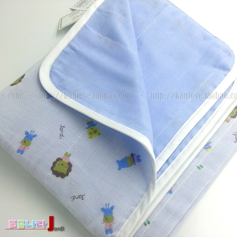 the republic of korea quality goods Imported JORDI Spring and summer soft ventilation children Cover is pure cotton Gauze enlargein the Diapers/Care/Feeding/Push lathe , Sleeping bag/Mat/Pillow/Bedding , Baby quilt/Quilt (New) , Quilt category - from Buy2taobao.com to provide professional Taobao agent buy service