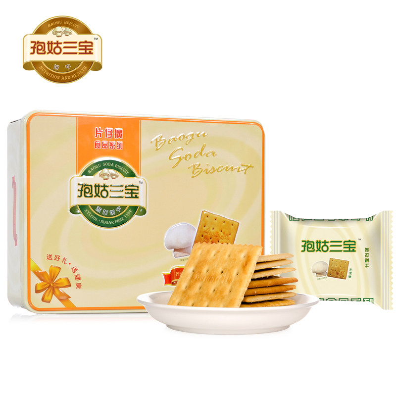 片仔癀饼干 无糖苏打糕点咸味健康食品240g包邮