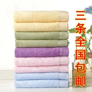 竹炭竹纤维毛巾中国结毛巾，成人美容巾，大方巾儿童毛巾
