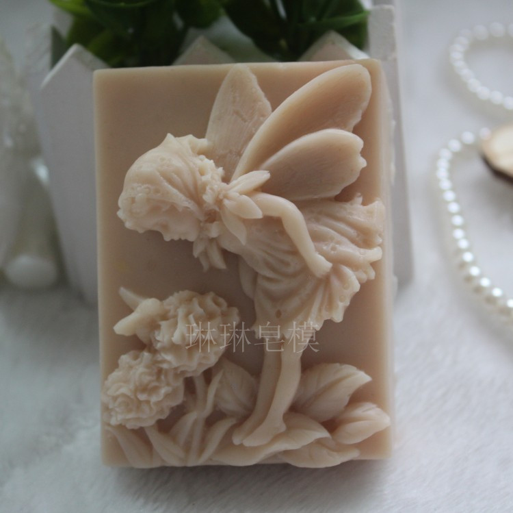 食品级硅胶模/手工皂模具/香皂皂模/蜡烛模具/皂模花仙子与蜜蜂在类目 美容护肤/美体/精油, 精油芳疗, 精油芳疗用具, 手工皂模具中 - 来自Buy2taobao.com提供专业的淘宝代购服务