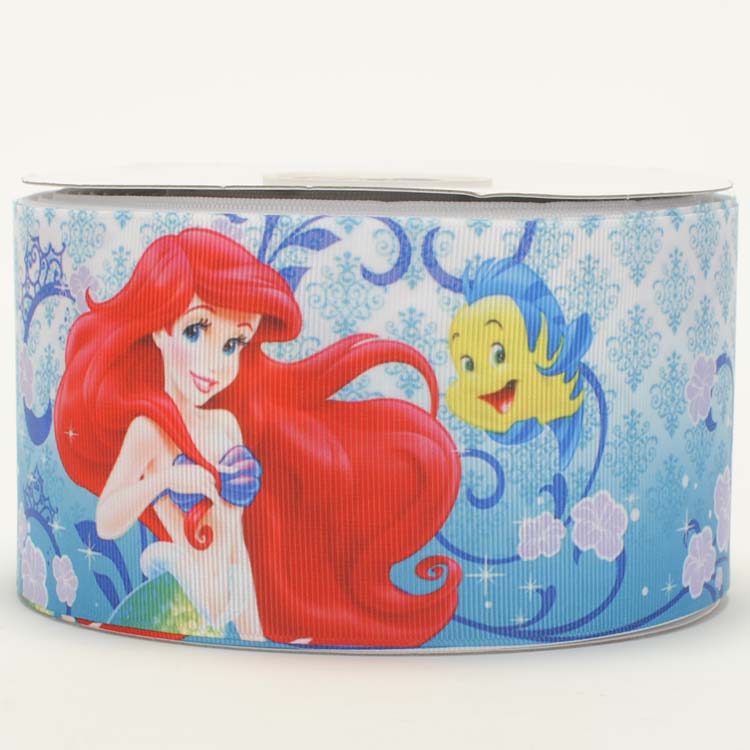 75mm colour printing silk ribbon mermaid Cartoon Thread Webbing DIY Hairdressing 150105-14313in the Home Fabric , Sew DIY Material,Tools and finished products , Sew DIY Fitting/Accessories/Accessories , Ribbon/Ribbons/Cloth belt category - from Buy2taobao.com to provide professional Taobao agent buy service