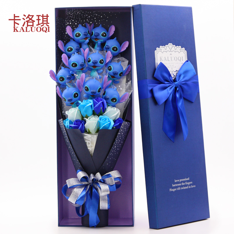 Doll doll Bouquet of flowers Cartoon Bouquet of flowers Garage Kit doll a doll Bouquet of flowers Gift box birthday gift girl student Classmatein the Flower delivery/Flowers simulation/Plants gardening , Cartoon flower/Chocolate Flower (New) , Cartoon flower category - from Buy2taobao.com to provide professional Taobao agent buy service