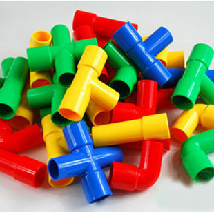 正品大号 水管 管道积木 塑料拼插立体 幼儿园早教 儿童益智玩具