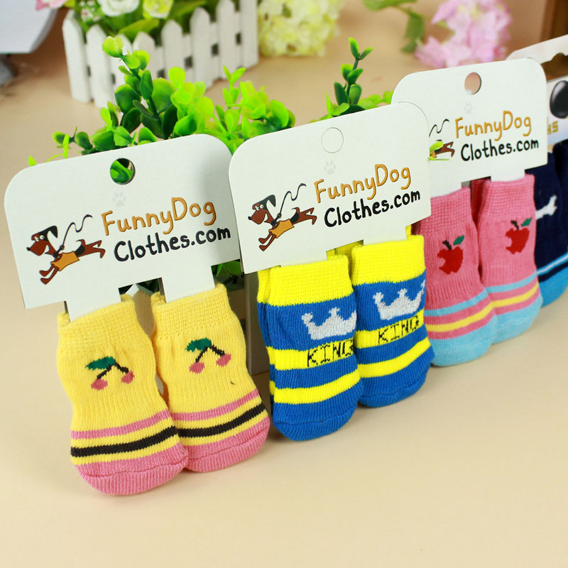 4 lovely Pet Socks Dog socks Dog socks Full size colour randomin the Pet/Pet food and supplies , Pet apparel and accessories , Socks category - from Buy2taobao.com to provide professional Taobao agent buy service
