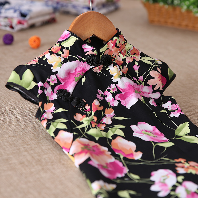 children cheongsam Dress summer girl Chinese style Tang costume Princess Dress Big boy Child Chinese style Improvement Regards gownsin the Children/Baby/Family fitted , Children's Robes/Costume/National costume , Cheongsam category - from Buy2taobao.com to provide professional Taobao agent buy service
