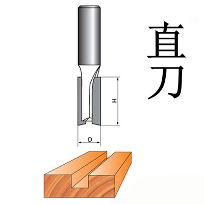 直刀 木工刀铣刀修边机 木工铣刀 雕刻机 铣刀 直刀 开槽刀