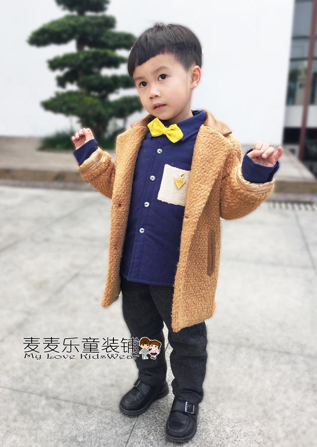 韓版冬款桂圓黃色柔軟毛圈毛呢料男童大衣加厚棉夾棉在類目 童裝/嬰兒裝/親子裝, 外套/夾克/大衣, 呢大衣中 - 來自Buy2taobao.com提供專業的淘寶代購服務