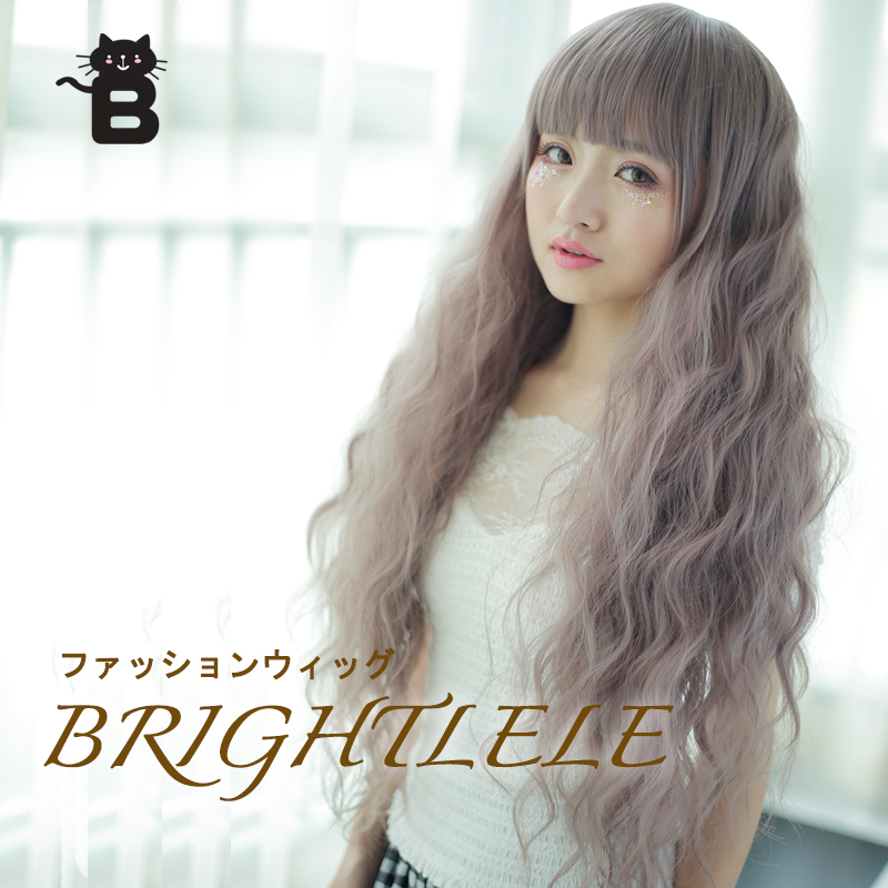 Brightlele假发女长卷发 大波浪逼真蓬松长发 玉米卷女生整顶假发在类目 美发护发/假发, 假发, 整顶假发中 - 来自Buy2taobao.com提供专业的淘宝代购服务