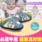 上下架计划:冬季新款 凯路奇真皮婴儿棉鞋加厚时尚拼色加厚宝宝保暖学步鞋