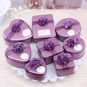结婚马口铁喜糖盒子创意个性，喜糖盒铁盒，欧式婚礼糖盒婚庆结婚糖盒