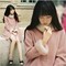 上下架计划:呢子大衣女2014新款冬季外套韩版中长款呢子大衣宽松粉色毛呢外套