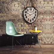 美式复古挂钟酒吧装饰欧式挂表简约创意壁钟客厅时钟静音个性钟表