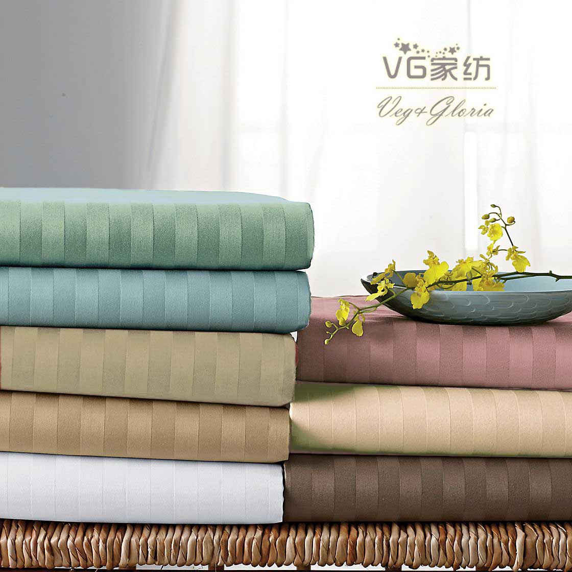 V&G新品7色600根经典条纹提花埃及棉床笠/床单/枕套|msdalam kategori seperai dan bantal, dilengkapi - dari Buy2taobao.com untuk memberikan perkhidmatan ejen Taobao profesional membeli