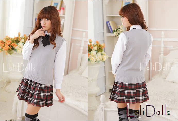 Japan And South Korea Explosion Models Hot Girls School Uniform School Uniform School Uniform Beige Gray Sweater Vest Suit Class Servicettrvvsppnlp From Japan And South Korea Explosion Models Hot Girls School Uniform School Uniform School Uniform Beige Gray Sweater Vest Suit Class Servicettrvvsppnlp From