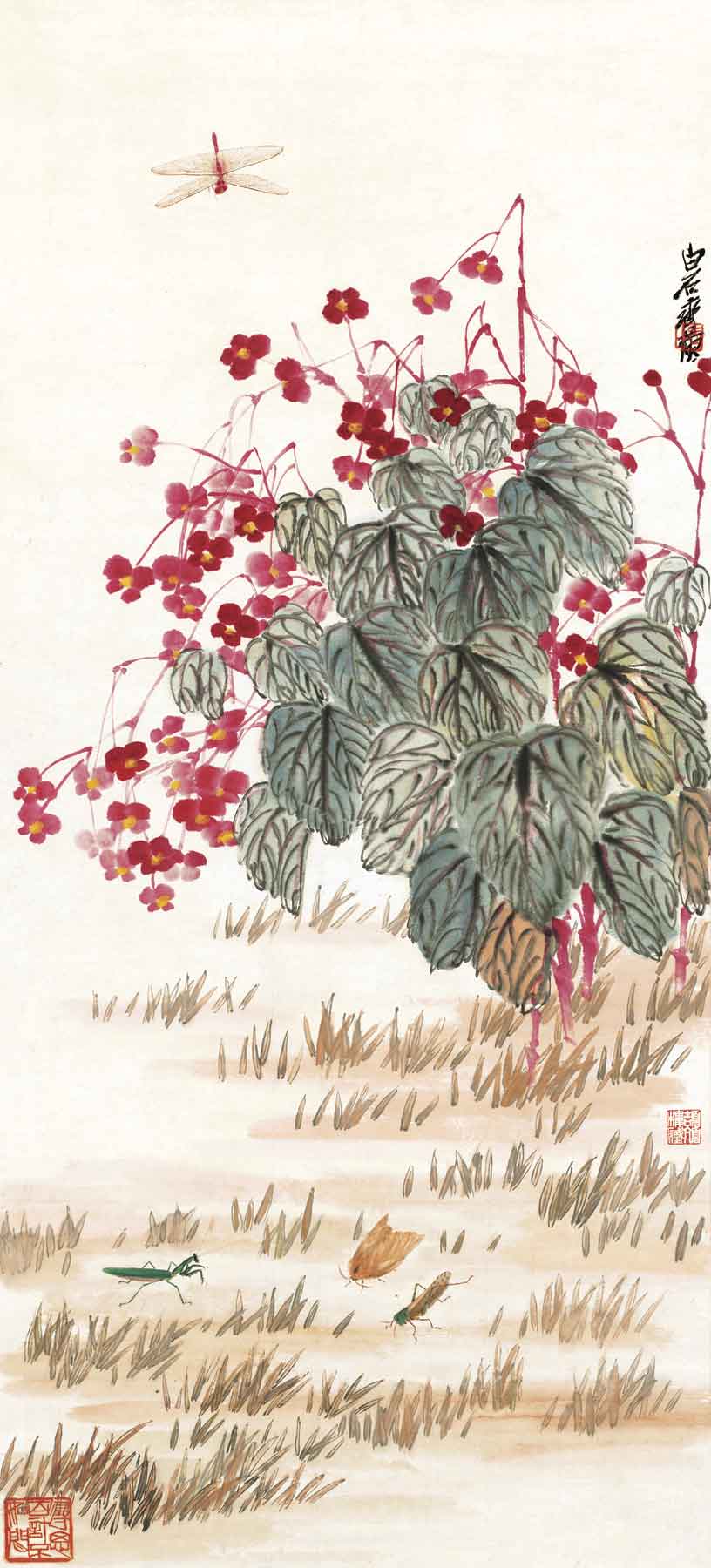 国画水墨画 宣纸复制品 酒店餐厅客厅玄关 装饰画齐白石 海棠秋声在类目 古董/邮币/字画/收藏, 书法/绘画, 国画中 - 来自Buy2taobao.com提供专业的淘宝代购服务