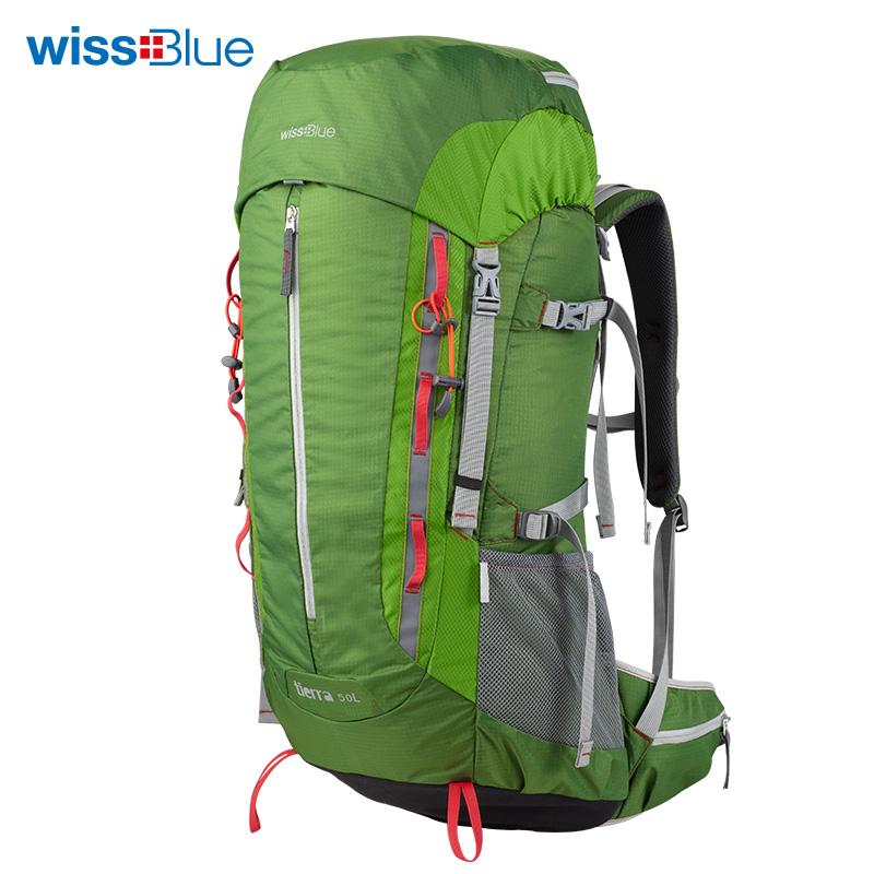 wissblue旅行户外徒步野营运动登山包背包背囊50L大容量双肩男女在类目 运动包/户外包/配件, 双肩背包中 - 来自Buy2taobao.com提供专业的淘宝代购服务