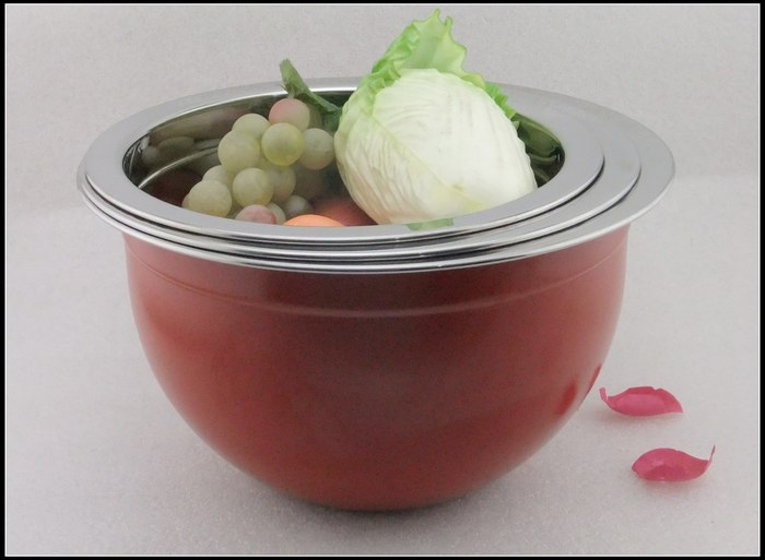 German exports 18-10 Stainless steel Bowl stir Salad And surface Beat eggs Bowls baking thickening Paintin the Tableware , Tableware , Basin category - from Buy2taobao.com to provide professional Taobao agent buy service