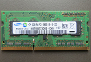 三星DDR3 2G笔记内存条1333 PC3-10600兼容1066/1067 送螺丝本