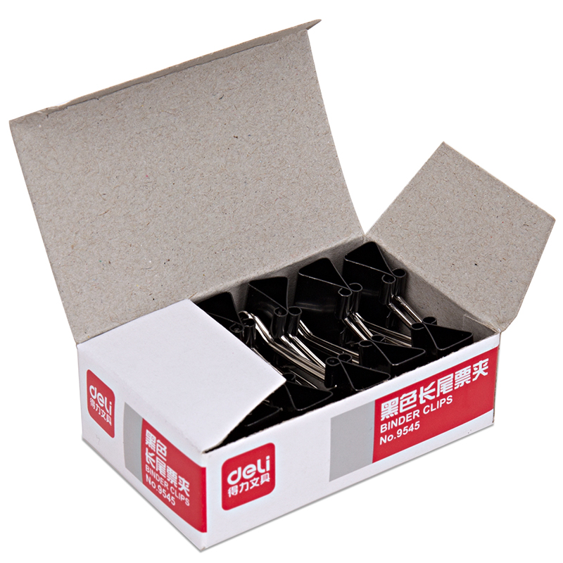 得力9541 9542 9543 9544 9545 9546黑色票夾燕尾夾長尾夾12只/盒在類目 電子詞典/電紙書/文化用品, 裝訂用品, 票夾/長尾夾中 - 來自Buy2taobao.com提供專業的淘寶代購服務
