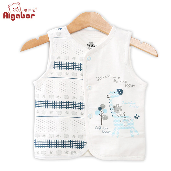 热销<em>婴儿马甲背心</em> 薄女宝宝双层坎肩夏 婴儿纯