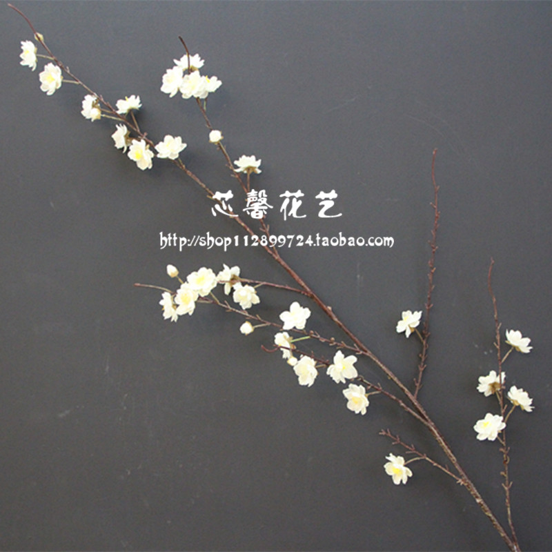 仿真櫻花枝桃花枝梨花枝臘梅枝家居田園擺放裝飾花藝假花絹花擺件在類目 家居飾品, 花瓶/花器/仿真花/仿真飾品, 仿真花/假花中 - 來自Buy2taobao.com提供專業的淘寶代購服務