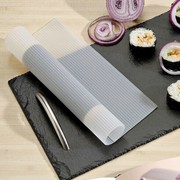 日本寿司帘硅胶寿司卷帘 饭团卷帘 易清洗 抗菌寿司工具