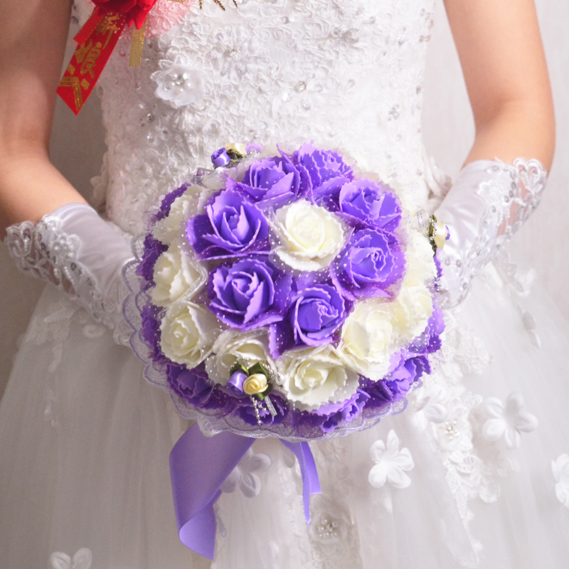 结婚庆用品 婚礼韩式新娘婚礼仿真创意手捧花花束婚纱照道具花球在类目 节庆用品/礼品, 其它节庆用品中 - 来自Buy2taobao.com提供专业的淘宝代购服务