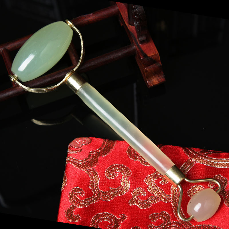 Natural jade Beauty instrument Round face-lift jade Face Eye Massager Roller Massage stick Wrinkle skin whiteningin the Personal Care/Health/Massage equipment , Cosmetology/Body aids , Face-lift machine/Face-lift tool category - from Buy2taobao.com to provide professional Taobao agent buy service